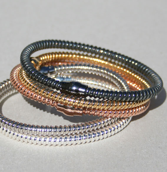 Art.-Nr. CA-B1055 Silberarmband -Glamour- 19 cm in Silber, rhodiniert, schwarz rhodiniert, vergoldet und rosé vergoldet, 79,90€