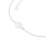 Art.-Nr. DUR-A1427 Feines Erbsarmband "Lebensbaum" , ca. 16 cm lang plus 4 cm Verlängerung, aus 925er Sterling-Silber,