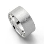 Art.-Nr. DUR-R5367 Ring "Silber pur",Breiter, gebürsteter Ring aus anlaufgeschützen 925er Sterling-Silber. bis Gr. 68,