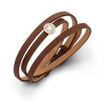 Art.-Nr. DUR-A1597 Lederarmband mit Sandelement,