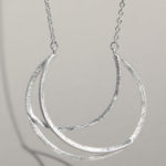 Art.-Nr. Ca- C1640P "Silbercollier "Brücke"" Durchmesser: 32,5 mm, Kette 42 + 3cm, 53,90€