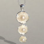Art.-Nr. Ca- AS1671P "Silberanhänger "Perlmulde"", 37x12 mm, ohne Kette, 79,90€